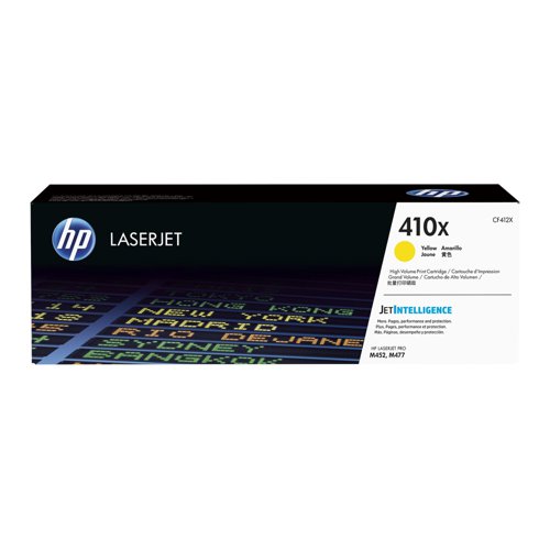HP No.410X Toner Cartridge High Capacity Yellow CF412X