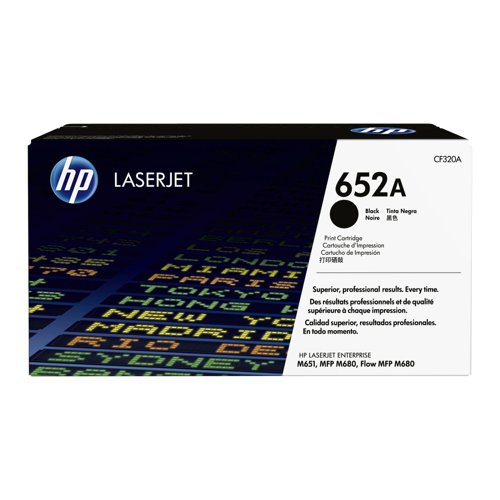 HP No.652A Toner Cartridge Black CF320A