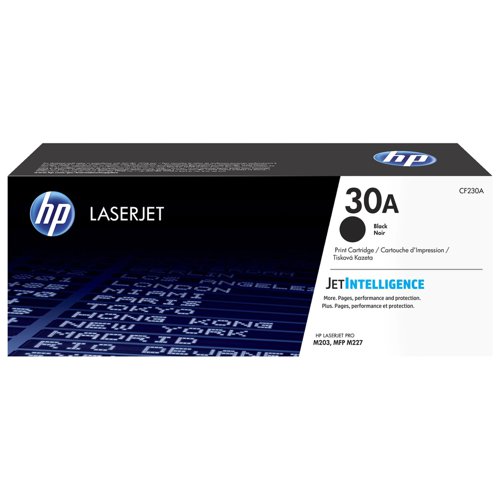 HP No.30A Toner Cartridge Black CF230A