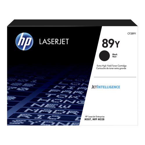 HP No.89Y Toner Cartridge Extra High Capacity Black CF289Y