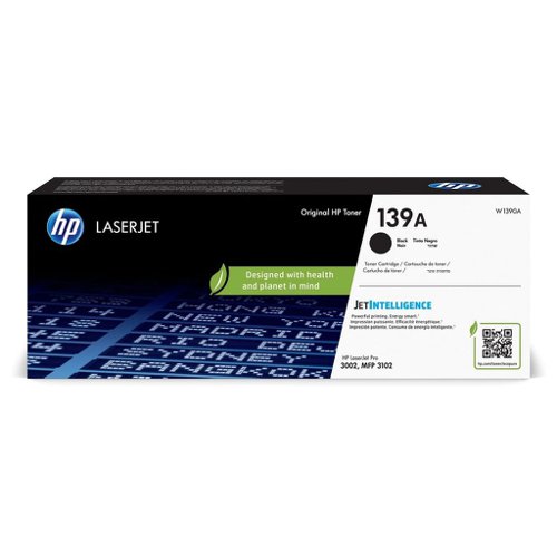 HP No.139A Toner Cartridge Black W1390A