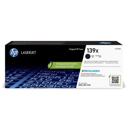 HP No.139X Toner Cartridge High Capacity Black W1390X