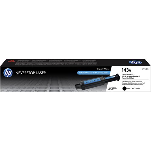 HP No.143A Neverstop Toner Reload Kit Black W1143A