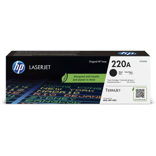 HP No.220A Toner Cartridge Black W2200A