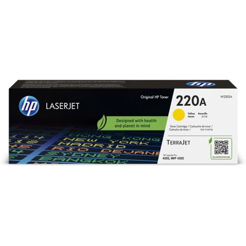 HP No.220A Toner Cartridge Yellow W2202A