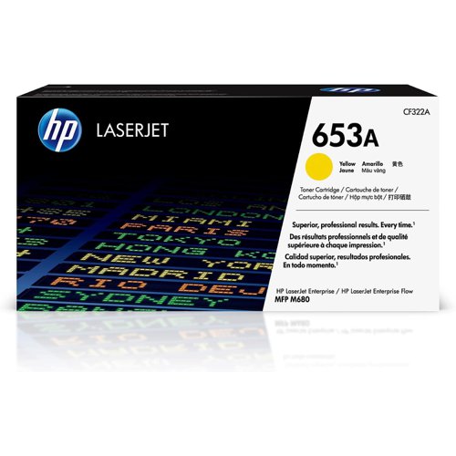 HP No.653A Toner Cartridge Yellow CF322A