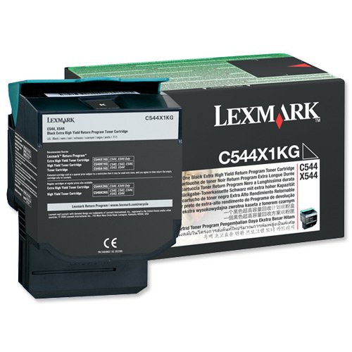 Lexmark Return Programme Toner Cartridge Extra High Capacity Black C544X1KG