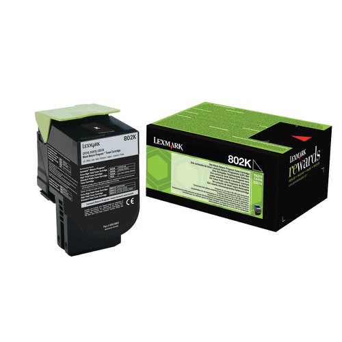 Lexmark Return Programme Toner Cartridge Black 80C20K0