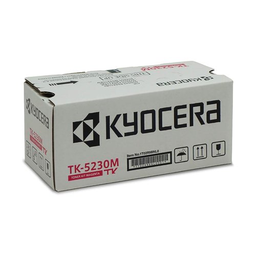 Kyocera TK-5230M Toner Cartridge High Capacity Magenta TK-5230M