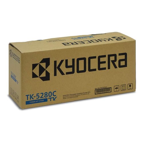 Kyocera TK-5280C Toner Cartridge Cyan 1T02TWCNL0