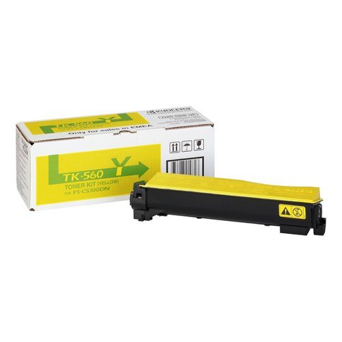 Kyocera TK-560Y Toner Cartridge Yellow 1T02HNAEU0