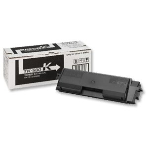 Kyocera TK-580K Toner Cartridge Black 1T02KT0NL0