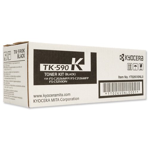 Kyocera TK-590K Toner Cartridge Black 1T02KV0NL0