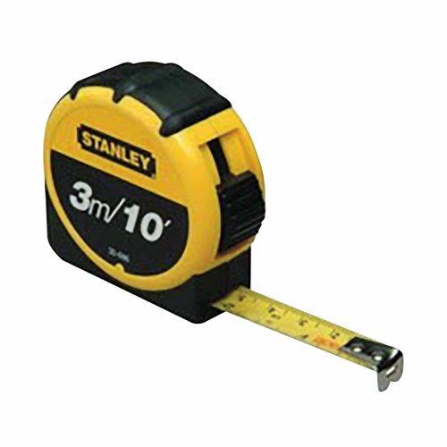 STANLEY Retractable Tape Measure with Belt Clip 3m/10ft 0-30-686