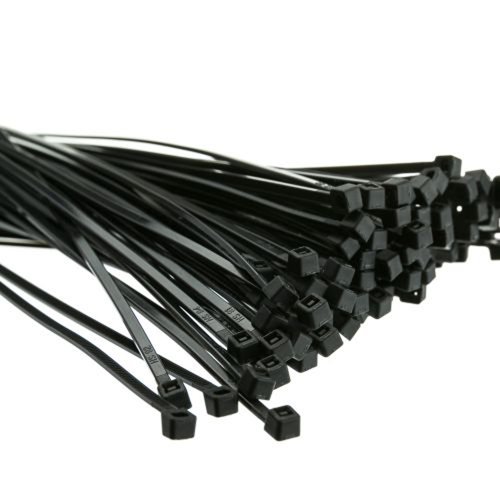 Cable Ties 200x4.8mm Black (Pack 100)