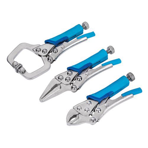 BlueSpot Tools Mini Locking Pliers Set (3 Piece) 6528