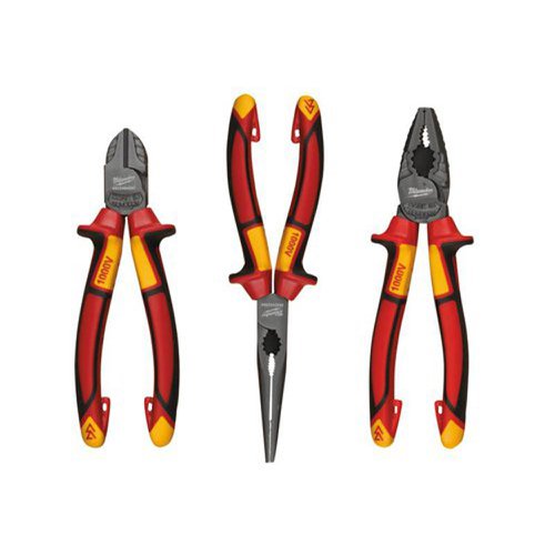 Milwaukee Hand Tools VDE Pliers Set (3 Piece) 4932464575