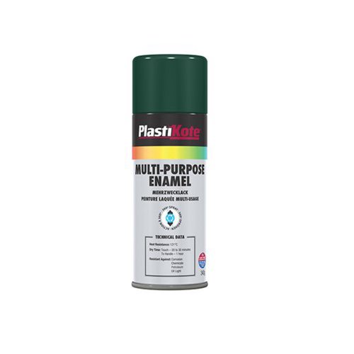 PlastiKote Multi Purpose Enamel Spray Paint Gloss Green 400ml 440.0060106.076