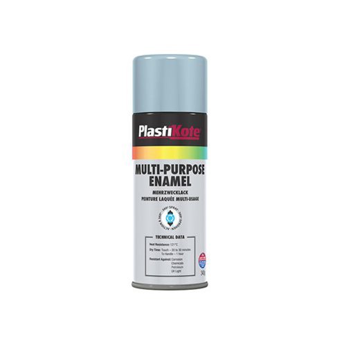 PlastiKote Multi Purpose Enamel Spray Paint Gloss Aluminium 400ml 440.0060112.076