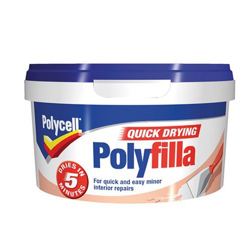 Polycell Multipurpose Quick Drying Polyfilla Tub 500g 5085286