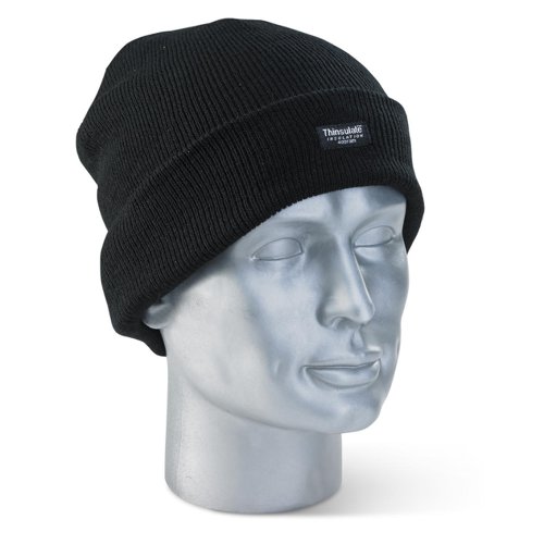 Beeswift Watch Thinsulate Beanie Hat Black THHBL