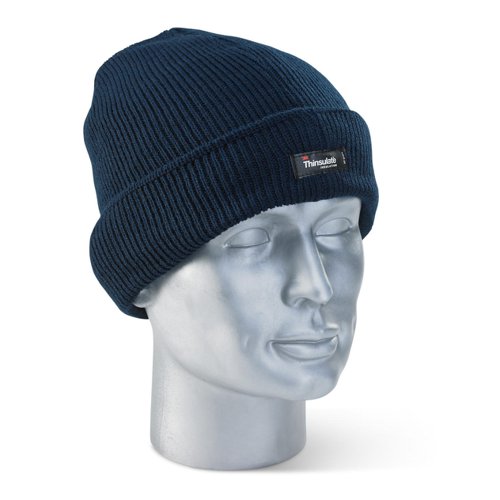 Beeswift Watch Thinsulate Beanie Hat Navy Blue THHN