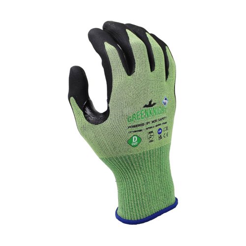 MCR Safety Greenknight Nitrile Micro Foam Gloves Size 9 (1 Pair) 752340-09