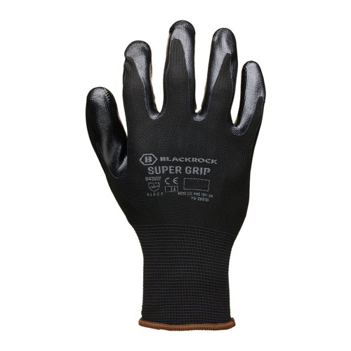 Blackrock Super Grip Nitrile Gloves Size 10 84302-10