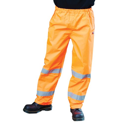 Warrior Seattle High Visibility Class 1 Over Trousers Orange 0118FAGTRO