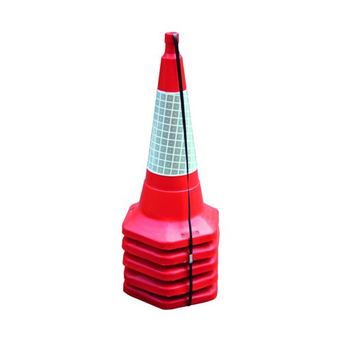 Standard One Piece Safety Cone 750mm (Pack 5)