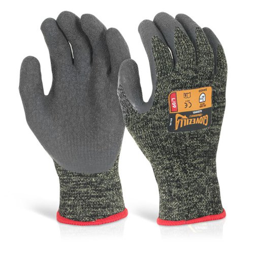 Glovezilla Latex Palm Coated Glove XL Green GZ09XL