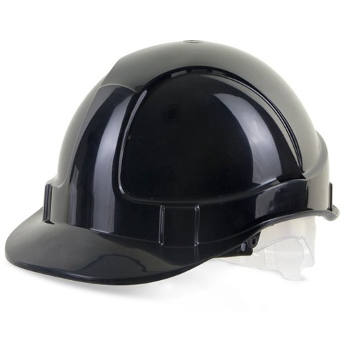 Beeswift Economy Vented Safety Helmet Black BBEVSHBL