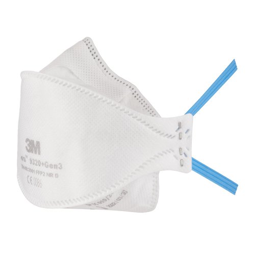 3M Aura 9320+ Flat-Fold FFP2 Unvalved Respirator 9320PLUSGEN3