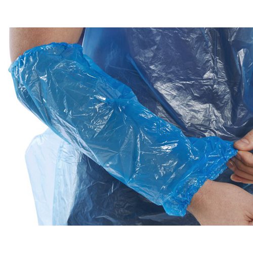 Beeswift Disposable Oversleeves 14inch Blue (1000) DO14B2