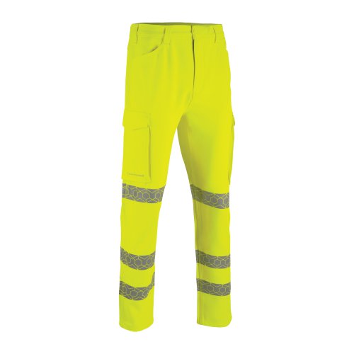Beeswift Envirowear High-Visibility Trousers Saturn Yellow 30T EWCTRSY30T