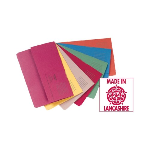 Half Flap Document Wallet Foolscap Assorted (Pack 50)
