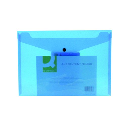 Polypropylene Document Folder A4 Blue