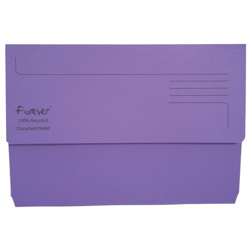Exacompta Forever Document Wallet 290gsm Purple 211/5005Z