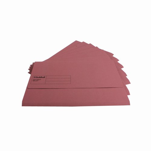 Guildhall Document Wallet Foolscap Pink GDW1-PNK
