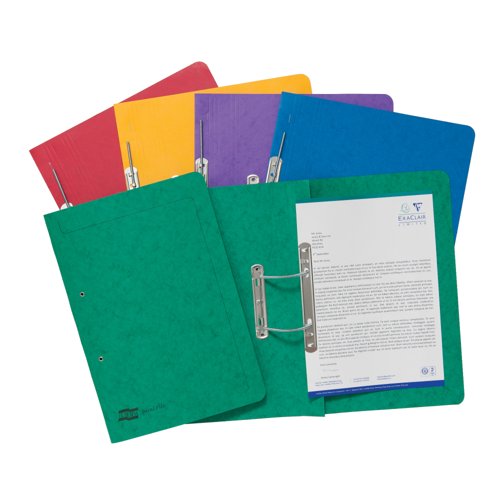 Exacompta Europa Spiral Files Assorted Colours (Pack 25) 3000