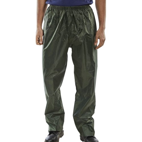 Beeswift Nylon B-Dri Trousers Olive Large NBDTOL