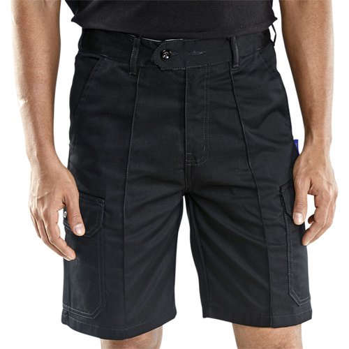 Beeswift Cargo Pocket Shorts Black (Size 30-50in) CLCPSBL