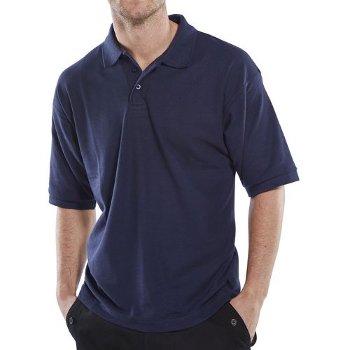 Beeswift Polo Shirt Navy Blue (Size XS-4XL) CLPKSN
