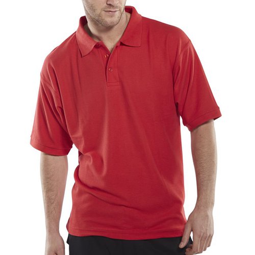 Beeswift Polo Shirt Red (Size S-3XL) CLPKSRE