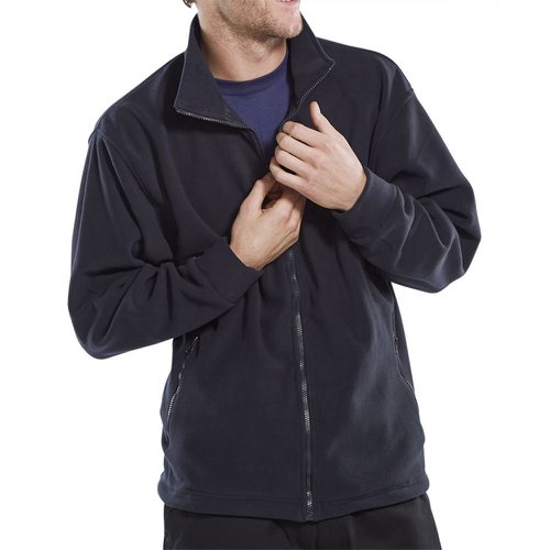 Beeswift Fleece Jacket Navy Blue (Size XS-5XL) FLJN