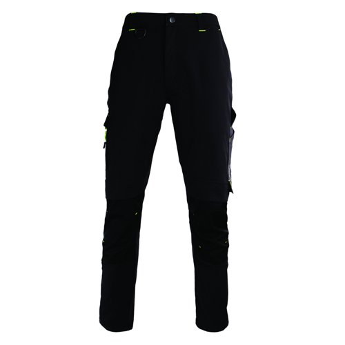 Beeswift Flex Workwear Two-Tone Trousers Black/Grey 44S SFTBLGY44S