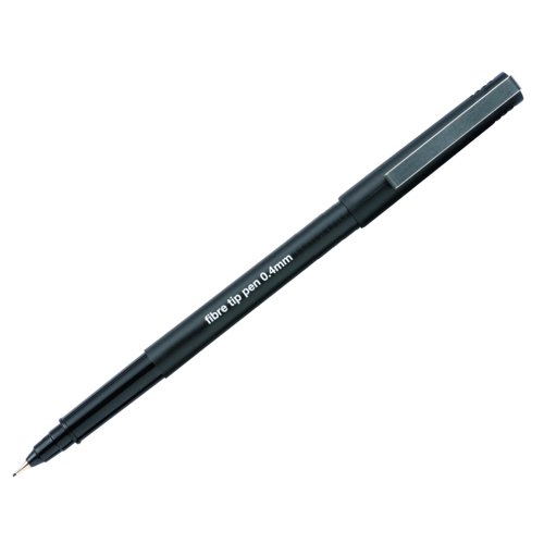 Fibre Tip Fineliner Pen Blue (Pack 12)