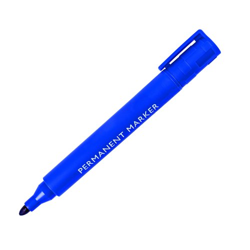 Permanent Marker Pen Bullet Tip Blue