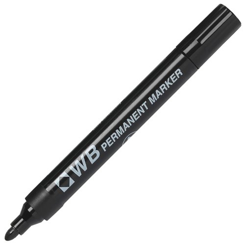 Permanent Marker Pen Bullet Tip Black