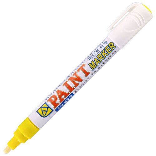Industrial Paint Markers Yellow (Pack 12)